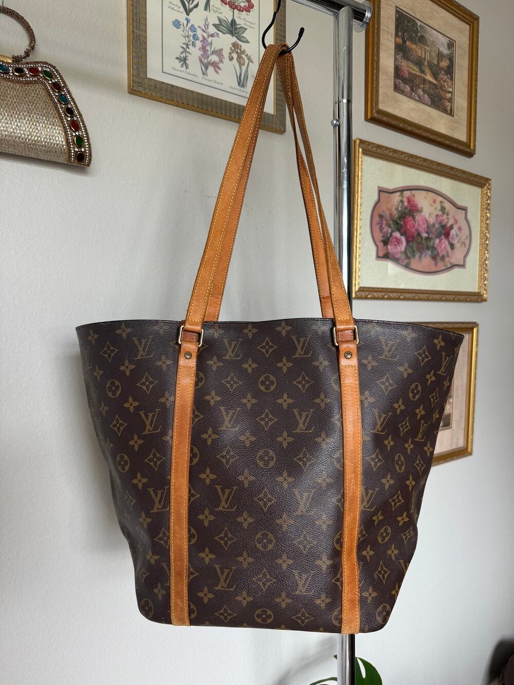 Louis Vuitton Vintage Monogram Sac Shopping Tote Bag